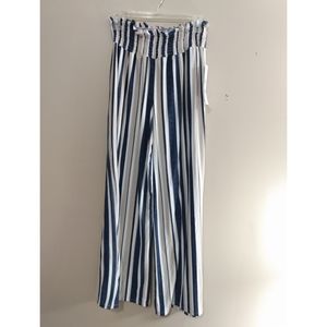Just Be Flare Striped Pants